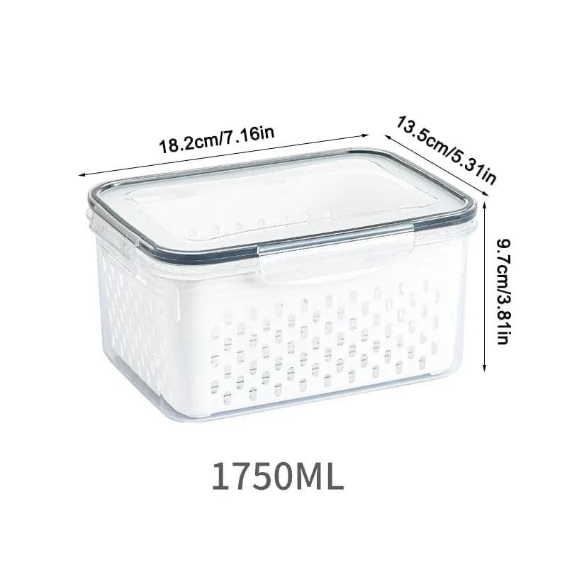 FreshKeep™ Fridge Storage Containers with Removable Colander