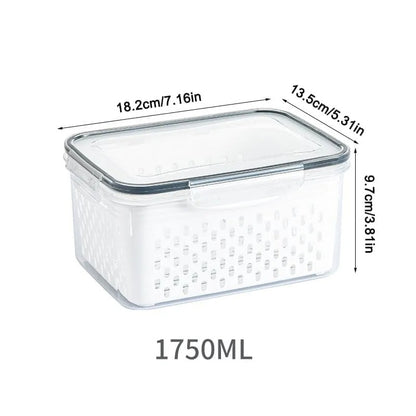 FreshKeep™ Fridge Storage Containers with Removable Colander