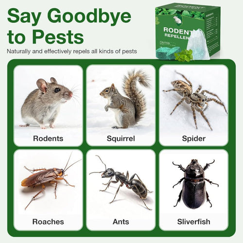 Peppermint Mouse Repellent – Long-Lasting Home & Garage Protection