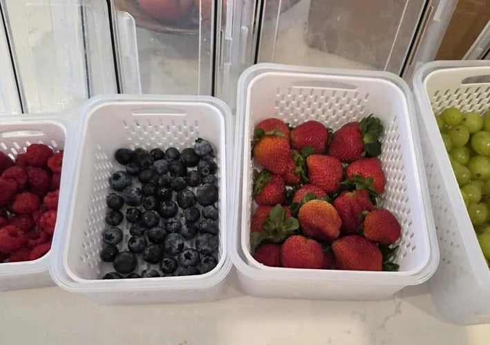 FreshKeep™ Fridge Storage Containers with Removable Colander