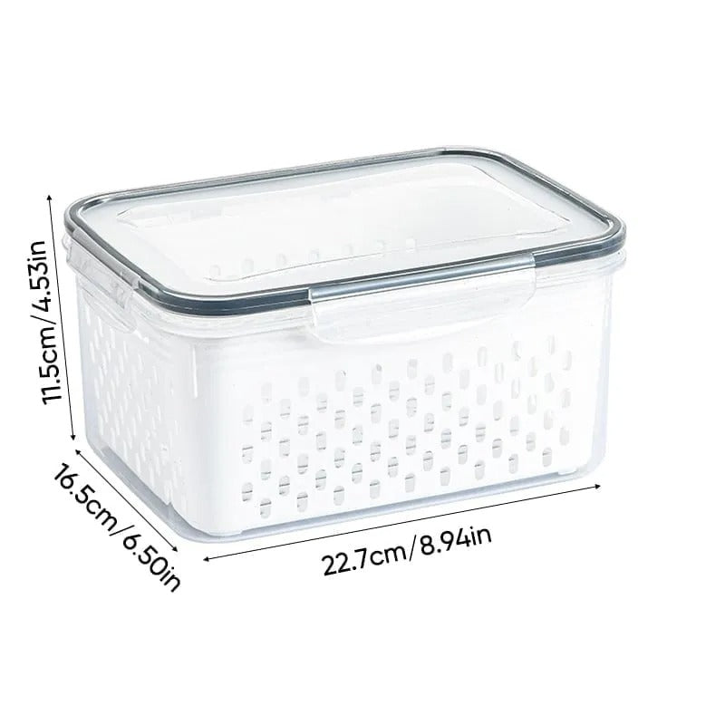 FreshKeep™ Fridge Storage Containers with Removable Colander