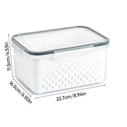 FreshKeep™ Fridge Storage Containers with Removable Colander